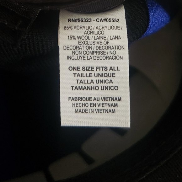 Nike Ken Griffey Jr Swingman Logo Vintage Black & Blue Adjustable Snapback Hat - Picture 6 of 11